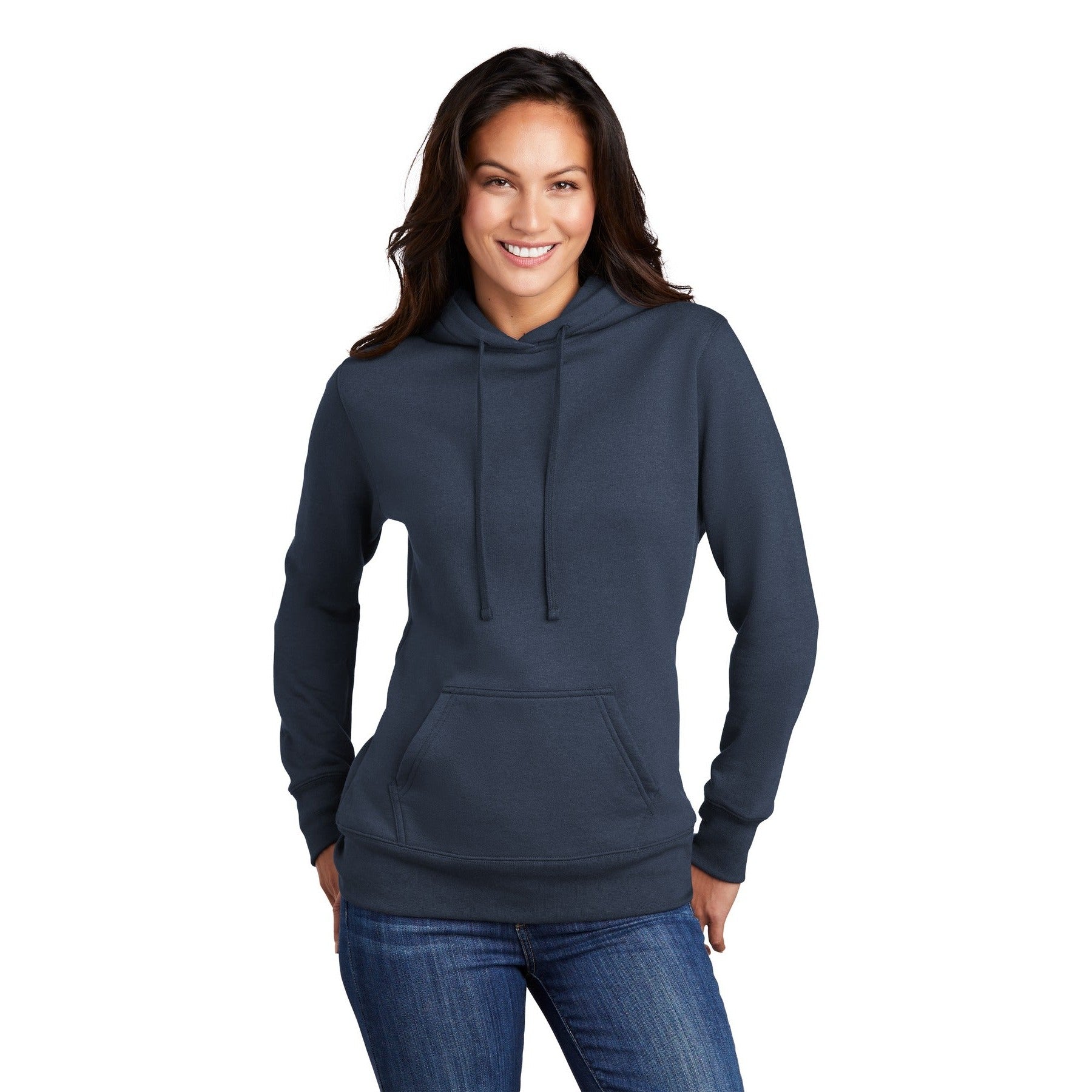 Port & Company-Port & Company ® Women's Core Fleece Pullover Hooded Sweatshirt LPC78H-MedTech-7